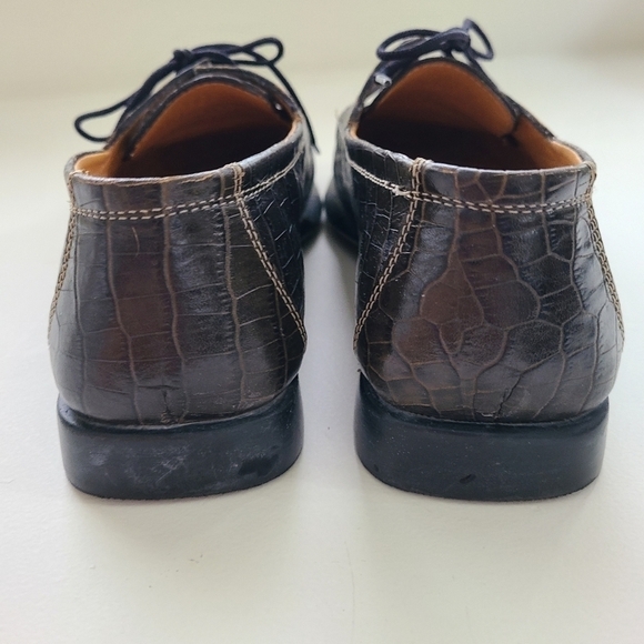 Bruno Magli dk green leather shoes size EU37, US unisex/men’s size 5 - Picture 3 of 10